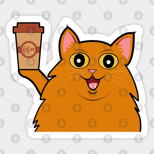 One Coffee To Go Please Sticker by leBoosh-Designs